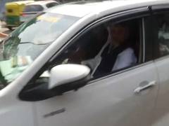 
      
      DK Shivakumar arrives at CM residence for meeting
      
      