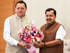 
      
      Uttarakhand CM Dhami welcomes BJP national president Nitin Nabin
      
      