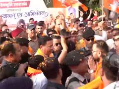 
      
      BJP chief Nitin Nabin, Uttarakhand CM Dhami receive grand welcome
      
      