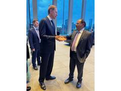
      
      NSA Doval meets First Dy Prime Minister of Russia
      
      