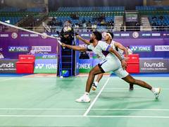 
      
      Singapore Open: Satwik-Chirag, Dhruv-Tanisha march to semifinals
      
      