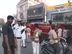 
      
      Fire breaks out at a commercial building's godown in Hyderabad
      
      