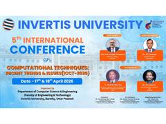
      
      ICCT-2026: Invertis University Hosts Conversations on AI
      
      