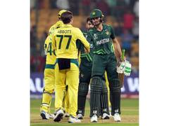 
      
      Pakistan win toss, opt to bowl first against Australia
      
      
