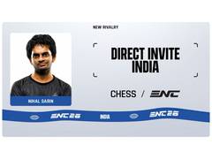 
      
      Nihal Sarin secures direct invite for Esports Nations Cup 2026
      
      