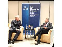 
      
      Defence Secretary Rajesh Kumar Singh holds talks with Dutch milit
      
      