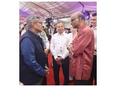 
      
      Defence Secretary holds talks with Singapore President on sidelin
      
      