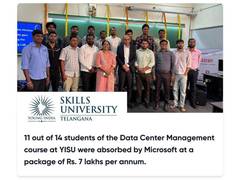 
      
      Telangana CM hails YISU students Microsoft placements
      
      