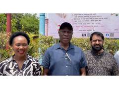 
      
      South African Dy President Mashatile visits Dilli Haat
      
      