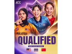 
      
      Women's cricket:Thailand, Malaysia, China qualify for Asian Games
      
      