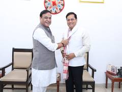 
      
      Assam CM meets Union Minister Sarbananda Sonowal in Delhi
      
      