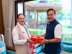 
      
      Assam CM meets JP Nadda to boost medical tourism
      
      