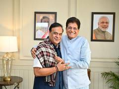 
      
      Assam CM Himanta meets Union Minister Piyush Goyal
      
      