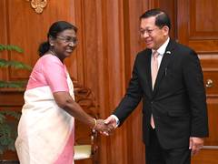 
      
      President Murmu receives Myanmar counterpart
      
      