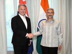 
      
      EAM Jaishankar meets Australian Defence Minister Richard Marles
      
      