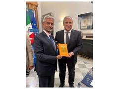 
      
      Jaishankar extends Italy National Day greetings
      
      