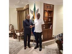 
      
      Anand Sharma meets South Africa’s Deputy President Mashatile
      
      