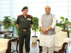 
      
      CDS General NS Raja Subramani calls on Defence Minister
      
      