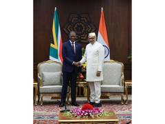 
      
      S.African Deputy President Mashatile on meets VP CP Radhakrishnan
      
      