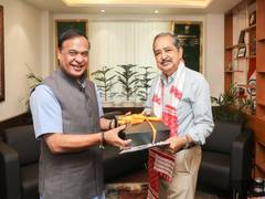 
      
      Assam CM meets new NITI Aayog Vice Chairman
      
      