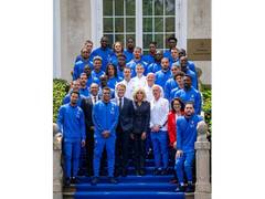 
      
      French President Macron meets national team ahead of FIFA WC
      
      