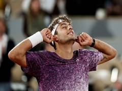 
      
      Cobolli storms into French Open SFs after cruising past Aliassime
      
      