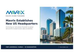 
      
      Mavrix Expands North American Presence with New US Headquarters
      
      