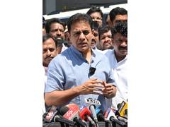 
      
      BRS' KTR slams Telangana CM Revanth Reddy
      
      