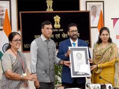 
      
      MY Bharat sets a Guinness World Record
      
      