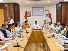 
      
      Union Minister Sonowal meets CM Suvendu Adhikari in Kolkata
      
      