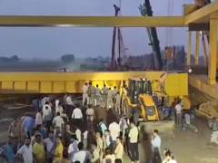 
      
      3 died as crane overturns during Jewar Airport flyover constructi
      
      