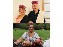 
      
      Anupam Kher wishes his mother Dulari on birthday
      
      
