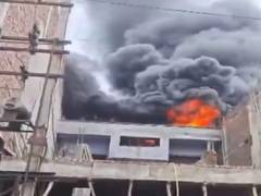 
      
      Massive fire breaks out in plastic factory in Narela Industrial A
      
      