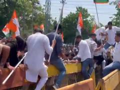 
      
      Congress protests paper leaks; faces water canon, lathi charge in march to Haryana CM residence
      
      