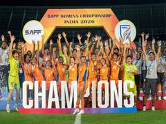 
      
      President Murmu congratulates India women's football team
      
      