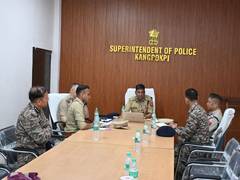 
      
      Manipur DGP Mukesh Singh visits Senapati
      
      