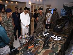 
      
      Odisha Governor Kambhampati visits Army Air Defence College
      
      