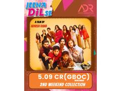 
      
      Jeena Dil Se Collects Rs 5.09 Crore in Second Weekend
      
      