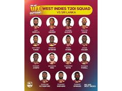 
      
      Cricket West Indies announces squad for T20 series vs SL
      
      