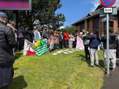 
      Kashmiri diaspora protests over human rights violations in PoJK 
      