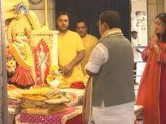 
      
      BJP President Nitin Nabin offers prayers at Jhandewalan Mandir
      
      