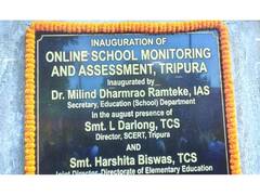 
      
      Tripura launches first online school monitoring system
      
      