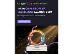 
      
      Payoneer India Cross-Border Excellence Awards 2026 launched
      
      
