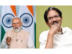 
      
      PM Modi pays tribute to legendary filmmaker Bharathiraja
      
      