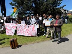 
      Kashmiri diaspora protests in Bradford against Pakistan
    