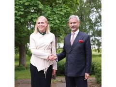 
      
      EAM Jaishankar, Finnish FM Valtonen review strategic partnership
      
      