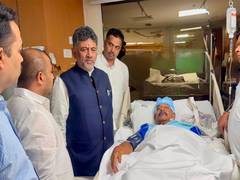 
      
      CM DK Shivakumar visits MLA K Shadakshari in Delhi hospital
      
      