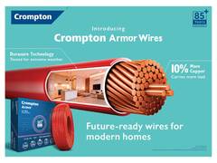 
      
      Crompton Enters India's House Wires Category
      
      