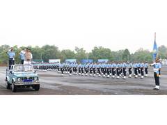 
      
      Rajnath Singh reviews Combined Graduation Parade at AFA
      
      