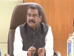 
      
      Dharmendra Pradhan attends 'Pragati Path Yatra' in Bhopal
      
      